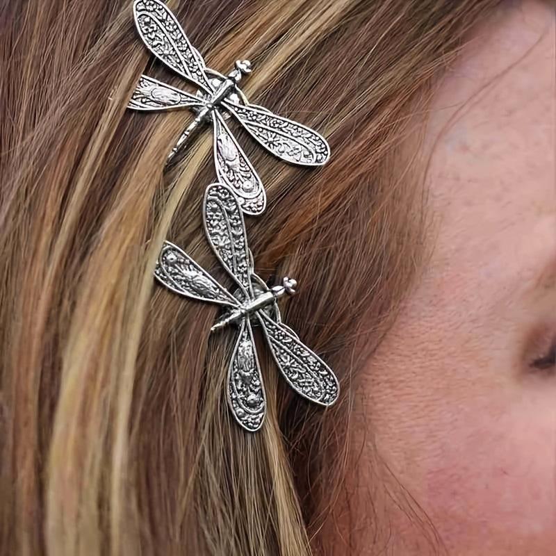 Vintage Dragonfly Hairpins Bridal Headdress Wedding Hair Accessories