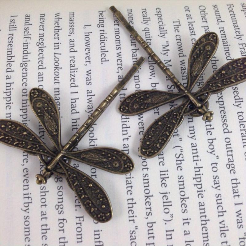Vintage Dragonfly Hairpins Bridal Headdress Wedding Hair Accessories
