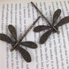 Vintage Dragonfly Hairpins Bridal Headdress Wedding Hair Accessories