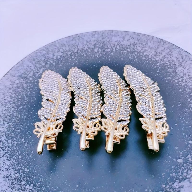 Rhinestone Side Clip Hair Accessory for Women