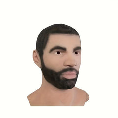 Men's Halloween Cosplay Mask Strong Face Fancy Dress Prop