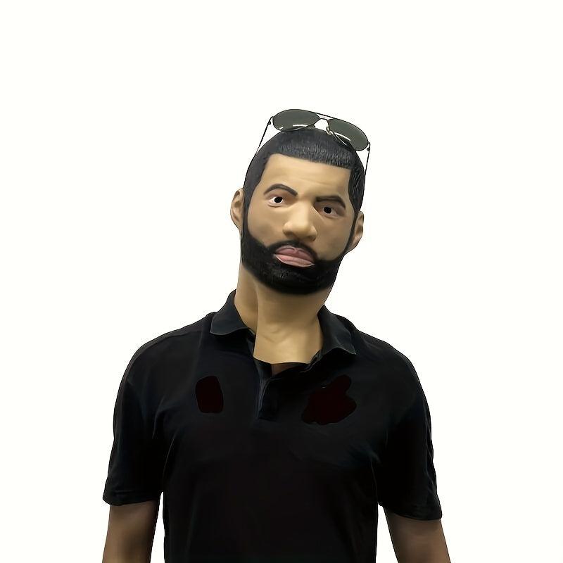 Men's Halloween Cosplay Mask Strong Face Fancy Dress Prop