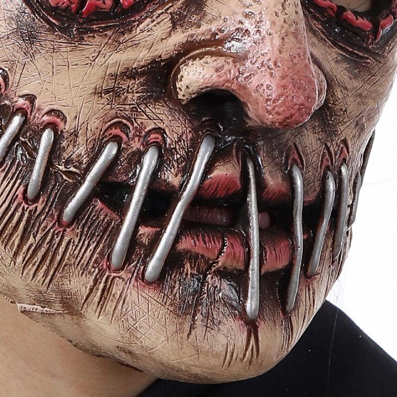 Scary Halloween Mask Horror Headgear Latex Clown Ghost Devil Demon Face