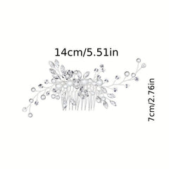 Wedding Faux Pearl Headdress Hair Comb Party Hair Accessories
