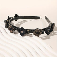 Rhinestone Flower Headband Hair Accessory