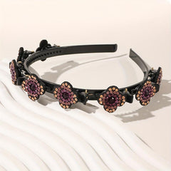 Rhinestone Flower Headband Hair Accessory
