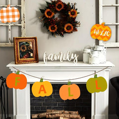 10pcs Pumpkin Wooden Halloween Cutouts for DIY Autumn Crafts