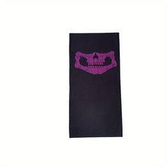 Men's Seamless Multifunctional Magic Bandana Cycling Mask Halloween Props Skull