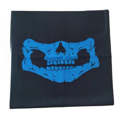 Men's Seamless Multifunctional Magic Bandana Cycling Mask Halloween Props Skull