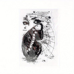 Silicone Stamp Retro Party Series DIY Hand Account Stamp