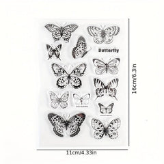 Silicone Stamp Retro Party Series DIY Hand Account Stamp