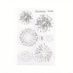 Silicone Stamp Retro Party Series DIY Hand Account Stamp