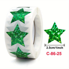 160pcs Star Stickers Roll - Ideal for Parties & Rewards