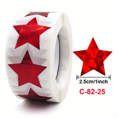 160pcs Star Stickers Roll - Ideal for Parties & Rewards