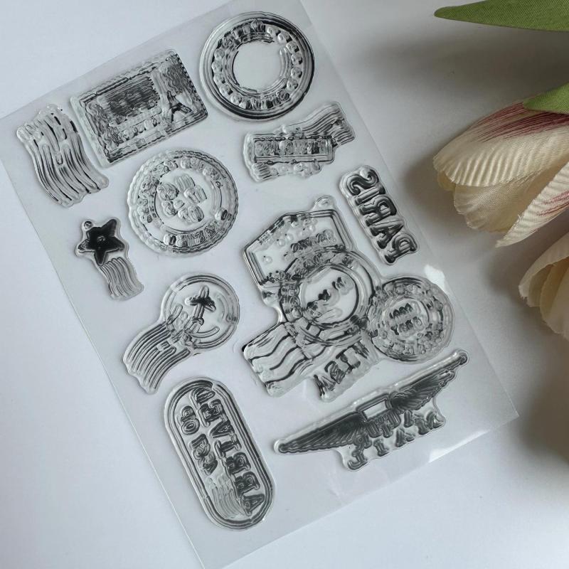 Flight Diary Clear Stamp Seal For Card Decoration DIY Crafts