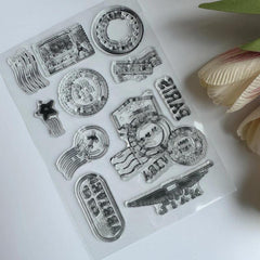 Flight Diary Clear Stamp Seal For Card Decoration DIY Crafts