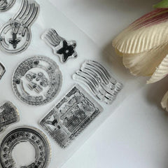Flight Diary Clear Stamp Seal For Card Decoration DIY Crafts