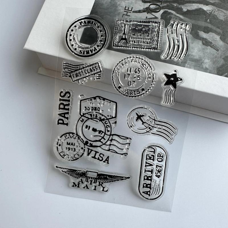 Flight Diary Clear Stamp Seal For Card Decoration DIY Crafts