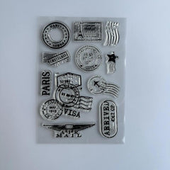 Flight Diary Clear Stamp Seal For Card Decoration DIY Crafts