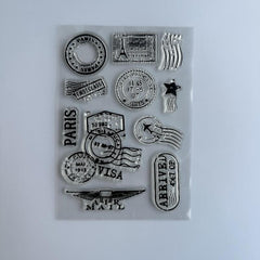 Flight Diary Clear Stamp Seal For Card Decoration DIY Crafts
