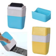 1pc Roller Stamp Set for Identity Protection