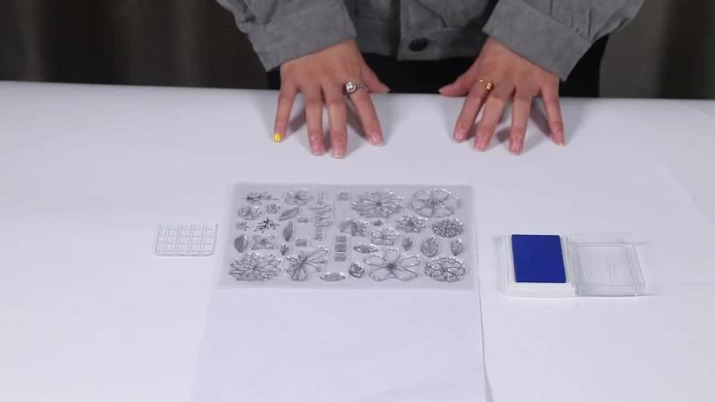 Cartoon Transparent Stamp Journal Stamp Reusable Stationery