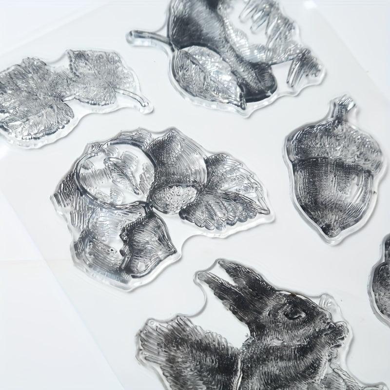 Cartoon Transparent Stamp Journal Stamp Reusable Stationery