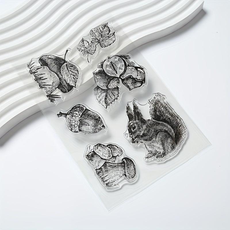 Cartoon Transparent Stamp Journal Stamp Reusable Stationery