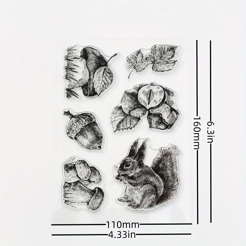 Cartoon Transparent Stamp Journal Stamp Reusable Stationery