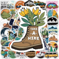 100pcs Cartoon Waterproof Stickers for Skateboard Guitar Luggage Car