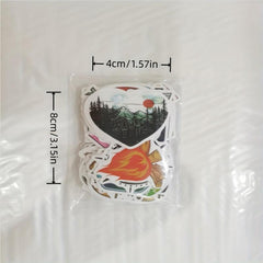 100pcs Cartoon Waterproof Stickers for Skateboard Guitar Luggage Car