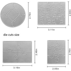 Metal Puzzle Dies For Card Making Jigsaw Cutting Die