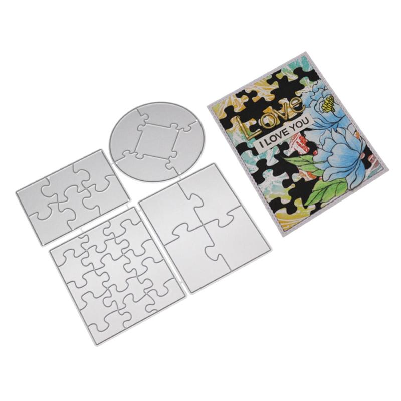 Metal Puzzle Dies For Card Making Jigsaw Cutting Die