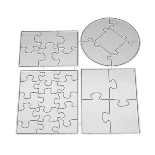 Metal Puzzle Dies For Card Making Jigsaw Cutting Die