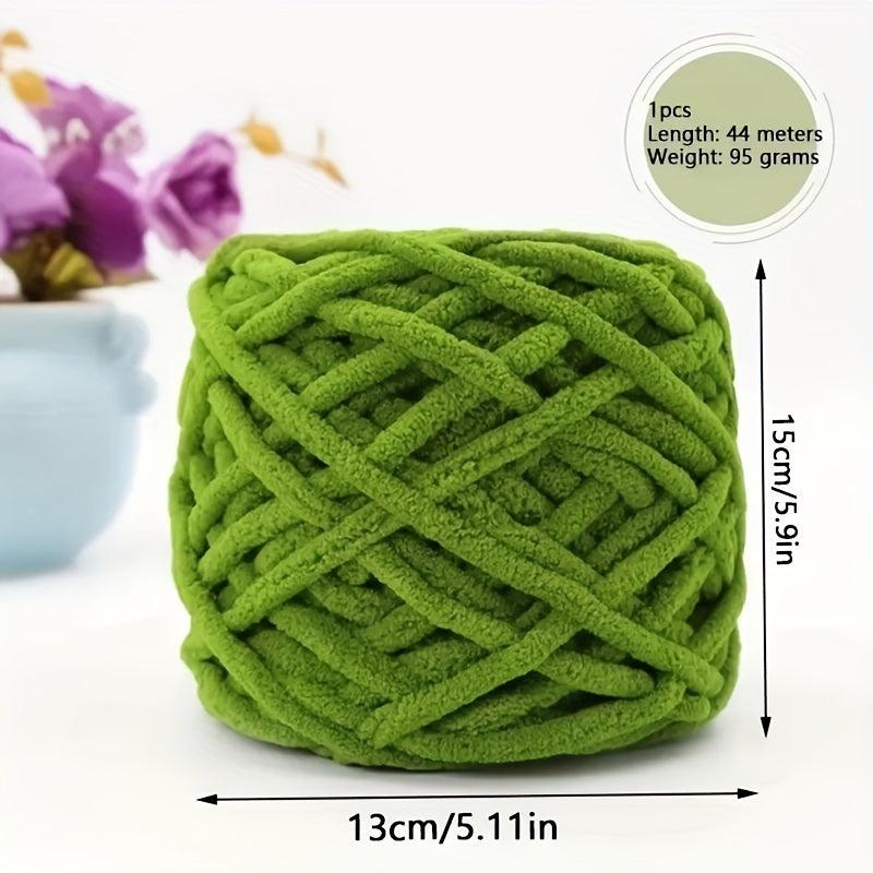 DIY Knitting Wool Ball Scarf Line Slippers Line Soft Thick Crochet Yarn