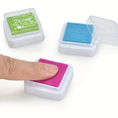 24 Colors Stamp Pad Set for Paper Craft, Fingerprint Scrapbook, Painting