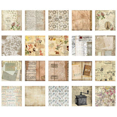 20 Sheets Retro Ballet Journal Paper for DIY Tools