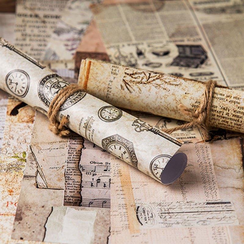 20 Sheets Retro Ballet Journal Paper for DIY Tools
