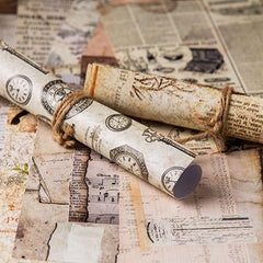 20 Sheets Retro Ballet Journal Paper for DIY Tools