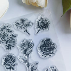 Flower Hand Account Transparent Seal for Card Making