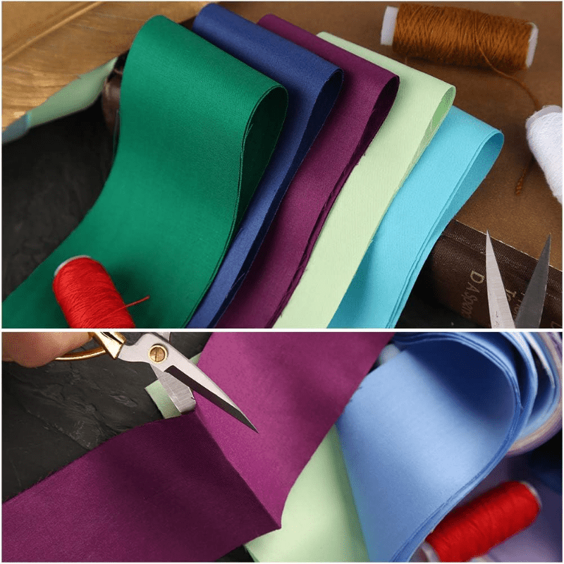 40pcs 2.55in Roll Up Fabric Quilting Strips Jelly Roll Craft Fabric Bundle