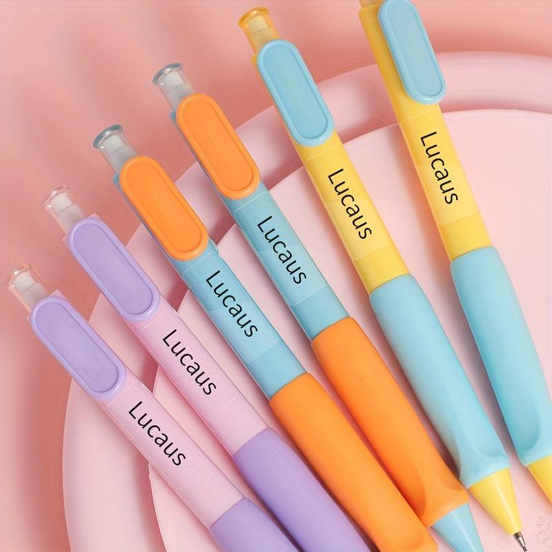 60pcs Transparent Name Sticker Customized Cartoon Stickers 3x1 Waterproof Labels