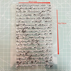 Transparent Silicone Stamp Background