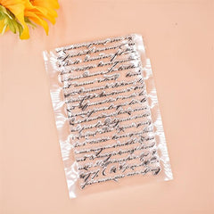 Transparent Silicone Stamp Background
