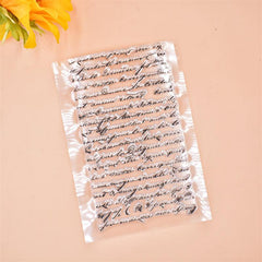 Transparent Silicone Stamp Background