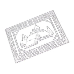 Tree Castle Metal Cutting Dies for Card Making Scrapbooking