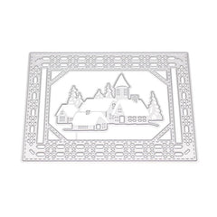 Tree Castle Metal Cutting Dies for Card Making Scrapbooking