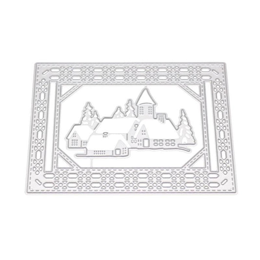 Tree Castle Metal Cutting Dies for Card Making Scrapbooking