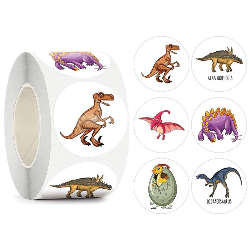 500 Dinosaur Stickers Educational Rewards