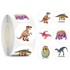 500 Dinosaur Stickers Educational Rewards